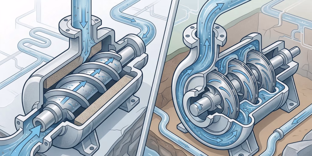 який насос кращий шнековий чи центробіжний